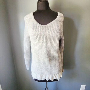 Soft Surroundings Grey with Lace Trim